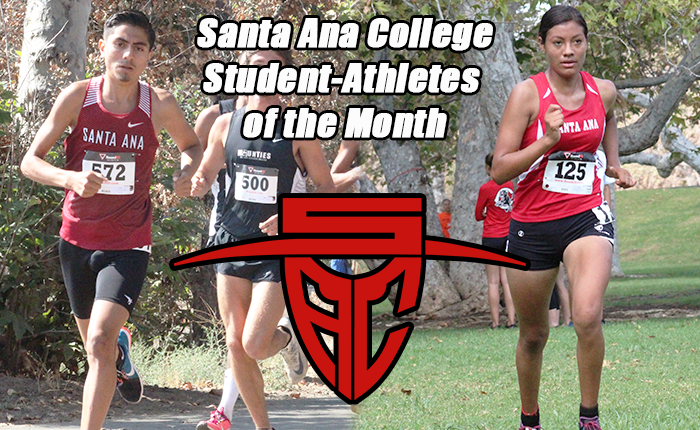 Aviles and Marroquin Collect SAC Student-Athletes of the Month Awards in October