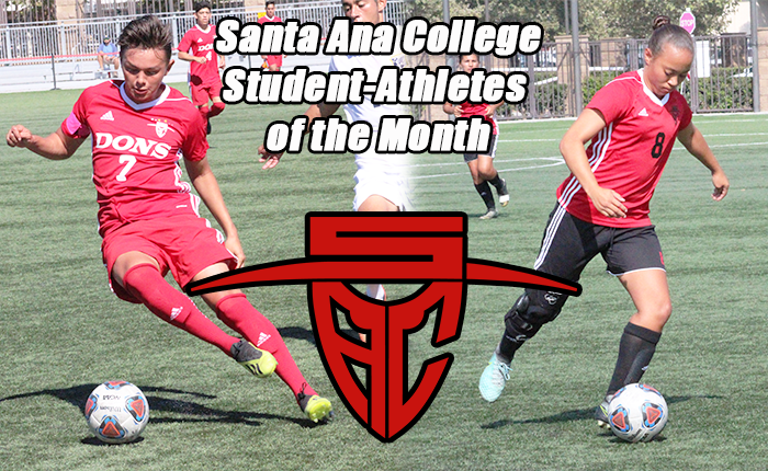 Gomez and Wood Receive Santa Ana Student-Athlete of the Month Honors