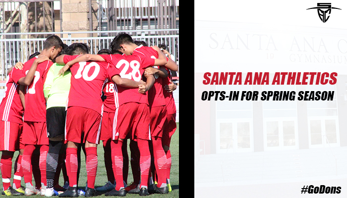 Santa Ana College Opts-In for Spring 2021