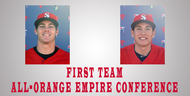 Bryant and Vargas Named First Team All-Orange Empire Conference