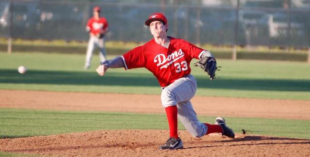 A.J. Franks pitched the final two innings in relief to pick up his third save in the Dons 10-7 win over El Camino College.