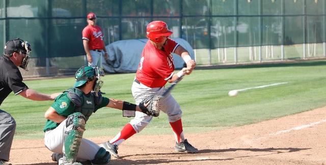 Jesus Saldana had two hits while reaching base three times in the Dons 9-3 loss to Golden West College.