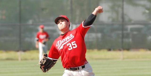 Lawrence Stewart pitched well for the Dons in relief despite taking the loss in the 12-6 defeat to Golden West College.