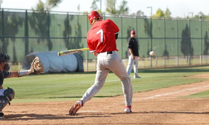 Patrick Cromwell went 1-for-2 with four RBI in the Dons 5-1 win over Cypress College.