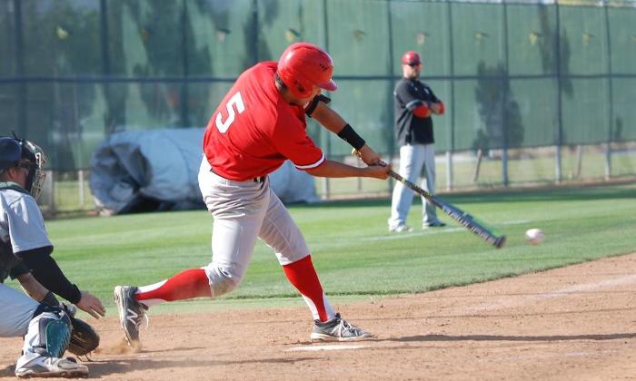 Andrew Ramos had one of the Dons four hits against Golden West College.