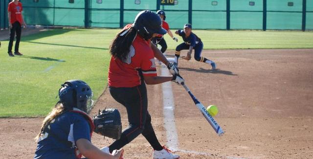 Andrea Mendoza singled in Ashley Dehuff in the second inning for the go-ahead run in the Dons 7-1 victory over Fullerton College.