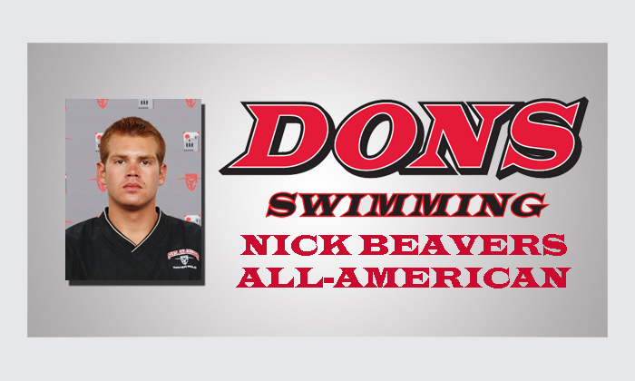 Nick Beavers' Record Setting Time Makes Him an All-American