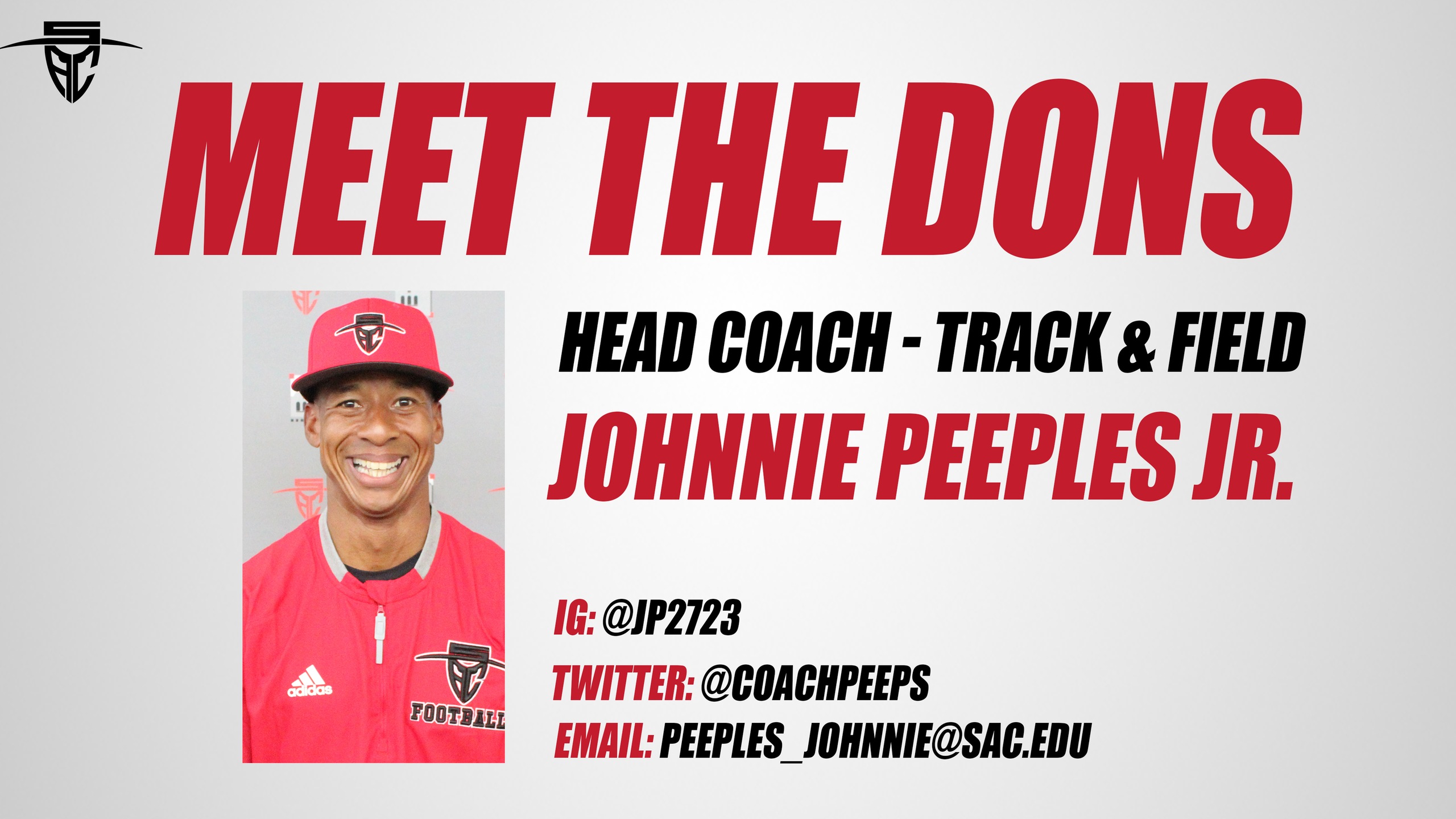 Introducing Head Track & Field Coach - Johnnie Peeples Jr.