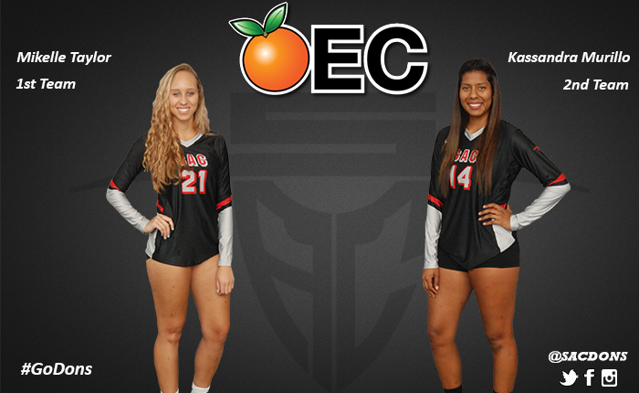 Taylor and Murillo Named All-OEC