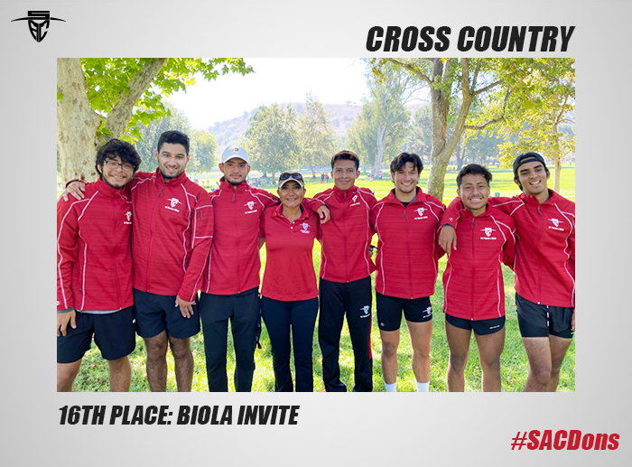 Trujillo Leads SAC Cross Country to 16th Place at Biola Invite